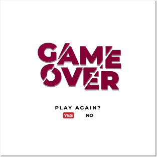 Game Over Posters and Art